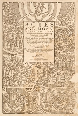 Lot 261 - Foxe (John). Actes and Monuments of Matters most speciall and memorable..., 2 volumes, 1610