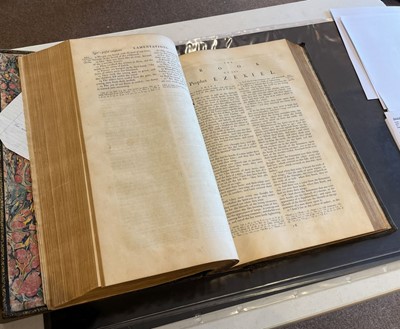 Lot 297 - Bible English. The Holy Bible, John Baskerville, 1763