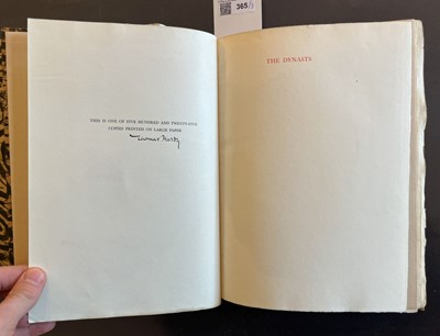 Lot 365 - Hardy (Thomas). The Dynasts, 3 volumes, 1927