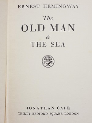 Lot 441 - Hemingway (Ernest). The Old Man & The Sea, 1st UK edition, London: Jonathan Cape, 1952