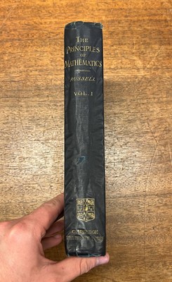 Lot 390 - Russell (Bertrand). The Principles of Mathematics, volume 1 [all published], 1st edition, 1903