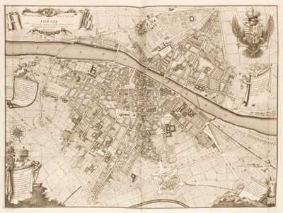 Lot 344 - Ruggieri (Francesco). Scelta di Architetture Antiche e Moderne di Firenze, 4 volumes in 2, 1755