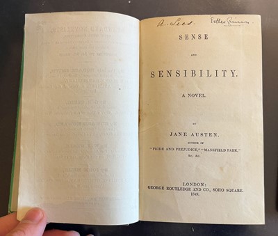 Lot 323 - Austen (Jane). Sense and Sensibility, 1849