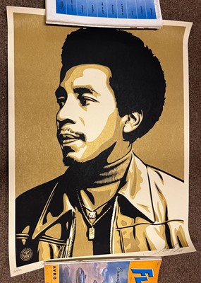 Lot 179 - Fairey (Shepard, 1970- ). Smokey Robinson (Red), 2009, screenprint in colours