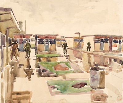 Lot 307 - Beddoes (Ivor, 1909-1981). A group of 7 watercolour and pencil drawings