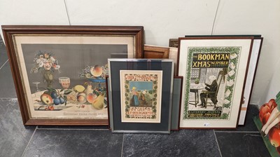 Lot 178 - Advertising artwork & ephemera. An assorted collection of posters, prints and some original artwork