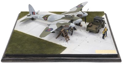 Lot 326 - Aircraft Diorama. Operation Jericho (The Amiens Prison Raid) 18th February 1944