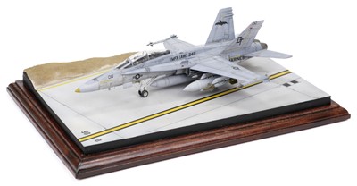 Lot 170 - Aircraft Diorama. VMFA-242 Hornet of Marine Fighter Attack Squadron 242