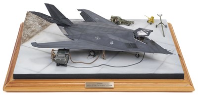 Lot 169 - Aircraft Diorama. Shaba F-117A Stealth Desert Storm