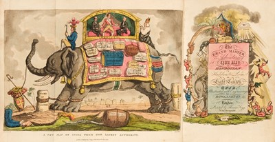 Lot 389 - Rowlandson (Thomas, illustrator). The Grand Master or Adventures of Qui-Hi? in Hindostan, 1816