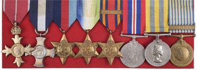 Lot 187 - Medals. An impressive group to Chief Officer W.R. Holt, OBE, DSC, Royal Navy