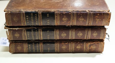 Lot 172 - Valentia (George Annesley). Voyages and Travels, 3 volumes, 1809