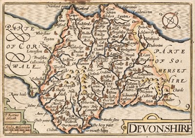 Lot 248 - Devon. A collection of 21 county maps, 17th - 19th century