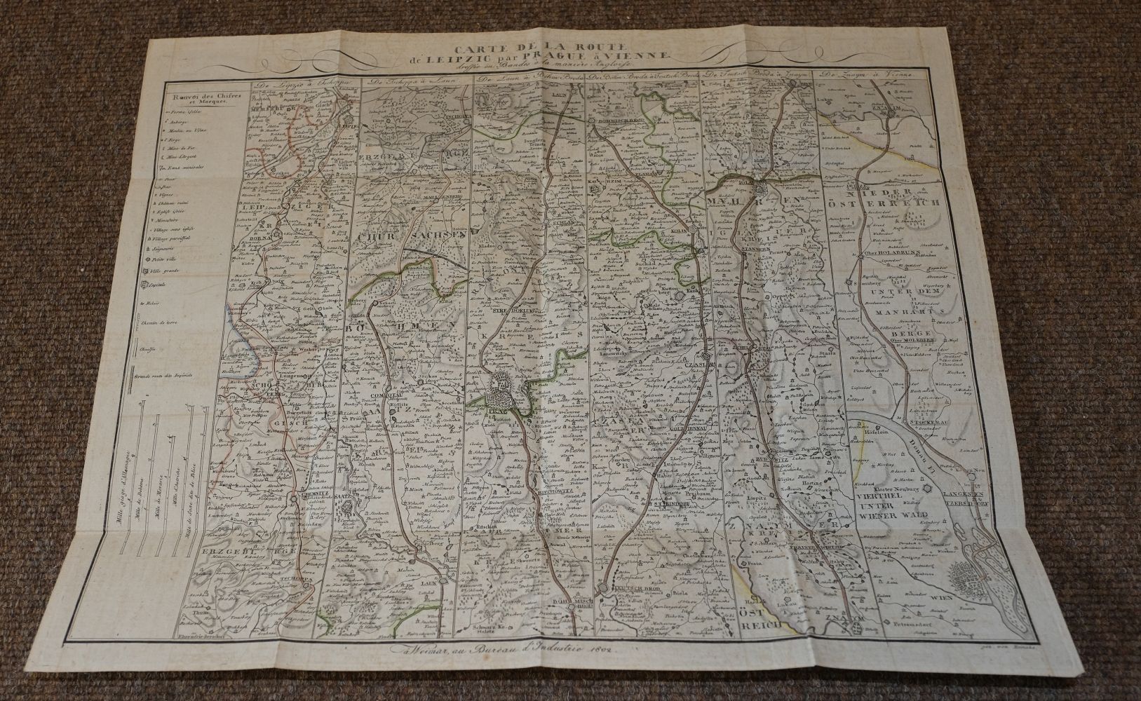 Lot 99 - Europe. Ten touring maps of European Cities