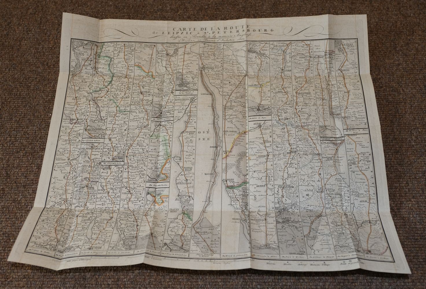 Lot 99 - Europe. Ten touring maps of European Cities