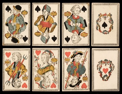 Lot 494 - Dutch playing cards. Non-standard piquet pack, Amsterdam: David Weege, 1748-1787