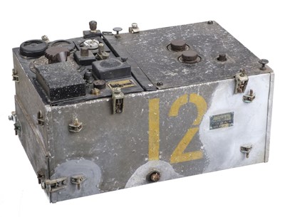 Lot 349 - Fighter Command Radio. WWII TR9D aircraft radio, Spitfire and Hurricane Battle of Britain period