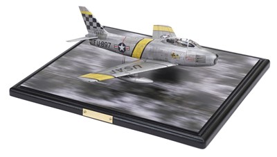 Lot 322 - Aircraft Diorama. F-86F Sabre "The Huff", Korea 1953 model aircraft