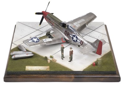 Lot 328 - Aircraft Diorama. P-51D Mustang "Blondie" 334th Fighter Squadron 4th Fighter Group