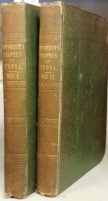 Lot 79 - Orlich (Leopold). Travels in India, including Sinde and the Punjab, 1st edition, 2 vols, 1845