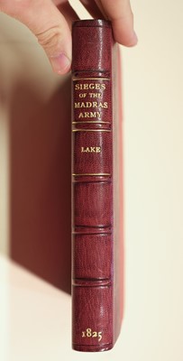 Lot 67 - Lake (Edward). Journals of the Sieges of the Madras Army, 1st edition, 1825