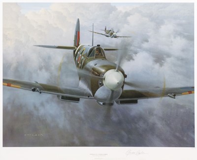 Lot 203 - Coulson (Gerald). Portrait of a Thoroughbred and other aviation prints