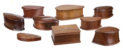 Lot 360 - Propeller Boxes. A collection of WWI and later wooden propeller boxes