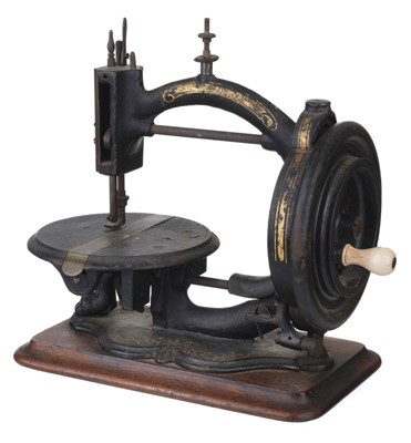 Lot 454 - Sewing machine. A Prima Donna sewing machine by Whight & Mann, circa 1870s