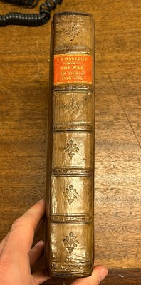 Lot 20 - Cambridge (Richard Owen). An Account of the War in India, 1761