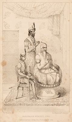 Lot 82 - Osborne (W.G). The Court and Camp of Runjeet Sing, 1st edition, London: Henry Colburn, 1840