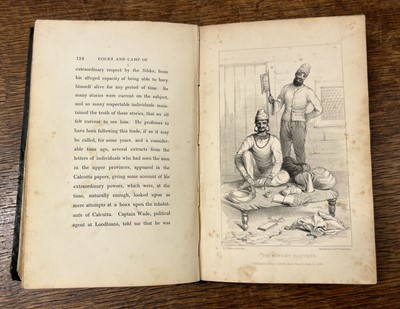 Lot 82 - Osborne (W.G). The Court and Camp of Runjeet Sing, 1st edition, London: Henry Colburn, 1840