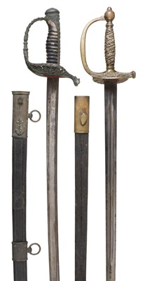Lot 126 - Swords. 19th century French naval officer's sword plus police sword