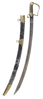 Lot 104 - Sword. A George III period hanger
