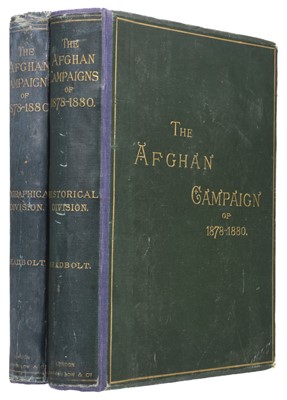 Lot 93 - Shadbolt (Sydney H). The Afghan Campaigns of 1878-1880, 2 vols, 1st edition, 1882