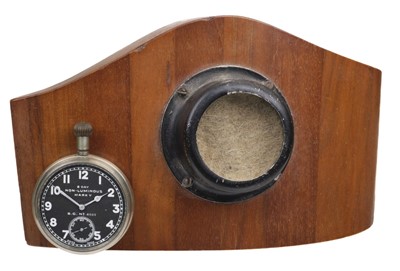 Lot 341 - Cockpit Clock. WWI Royal Flying Corps aircraft Swiss Made timepiece by Octava