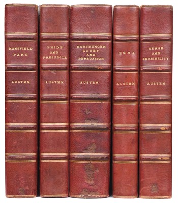 Lot 526 - 1903. Austen (Jane). The Novels, 5 volumes, London: Macmillan and Co, 1903-06