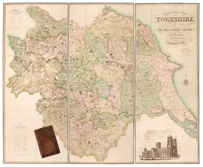 Lot 150 - Yorkshire. Teesdale (Henry & Stocking C.), Large scale map of Yorkshire, 1828
