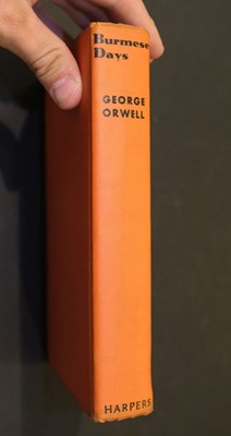Lot 830 - 1934. Orwell (George). Burmese Days, 1st edition, New York: Harper & Brothers, 1934