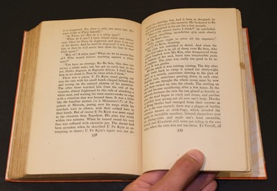 Lot 830 - 1934. Orwell (George). Burmese Days, 1st edition, New York: Harper & Brothers, 1934