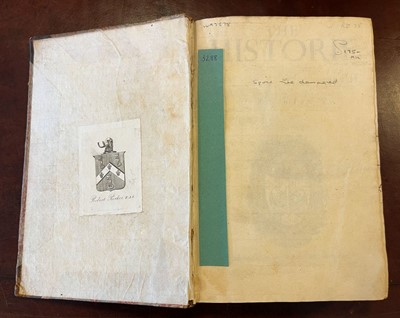 Lot 367 - Guicciardini (Francesco). The Historie of Guicciardin: containing the Warres of Italie, 1599