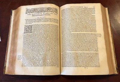 Lot 367 - Guicciardini (Francesco). The Historie of Guicciardin: containing the Warres of Italie, 1599