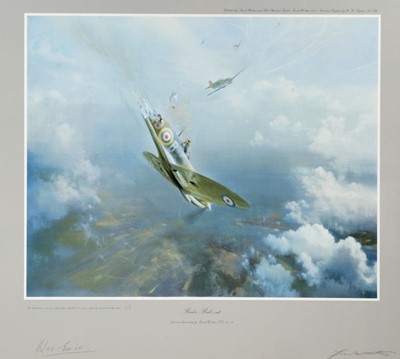 Lot 227 - Wootton (Frank). Achtung Spitfire, colour print and one other