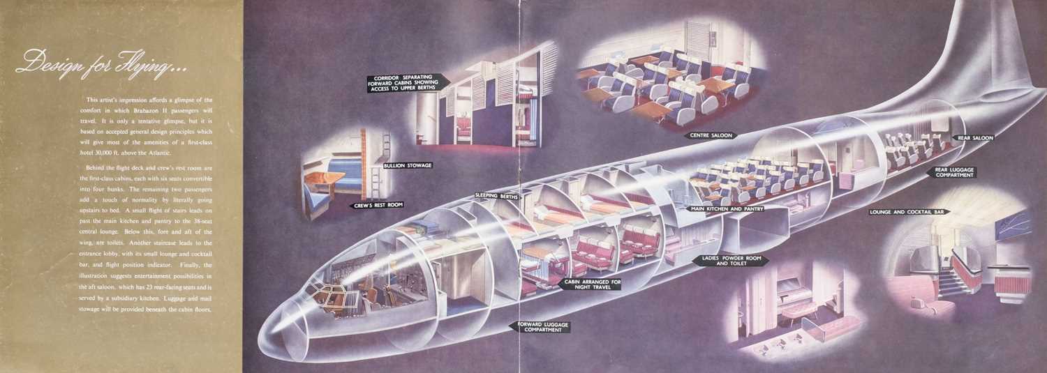 Lot 217 - The Brabazon Project. The Bristol Aeroplane Company Limited, Filton England, colour brochure