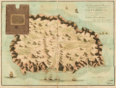 Lot 277 - St. Helena. Read (Lieut. R. P.), The Geographical Plan..., of Saint Helena..., 1815