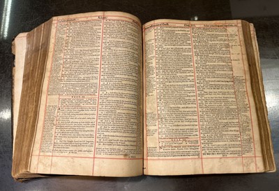 Lot 366 - Bible [English]. The Bible, that is the Holy Scriptures contained in the Old and New Testament, 1599