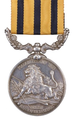 Lot 177 - British South Africa Company Medal 1890-97 (Corpl Hy G. Kinloch. Salisbury Horse)