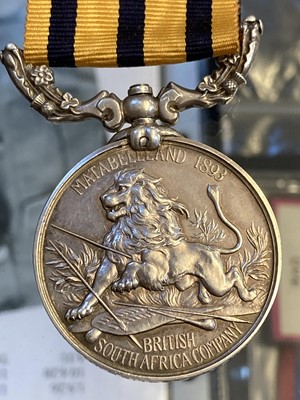 Lot 177 - British South Africa Company Medal 1890-97 (Corpl Hy G. Kinloch. Salisbury Horse)