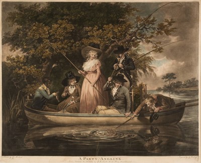 Lot 313 - Morland, George. A Party Angling & The Anglers Repast, J. R. Smith, 1789