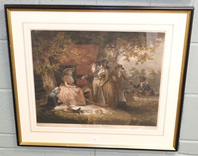 Lot 313 - Morland, George. A Party Angling & The Anglers Repast, J. R. Smith, 1789