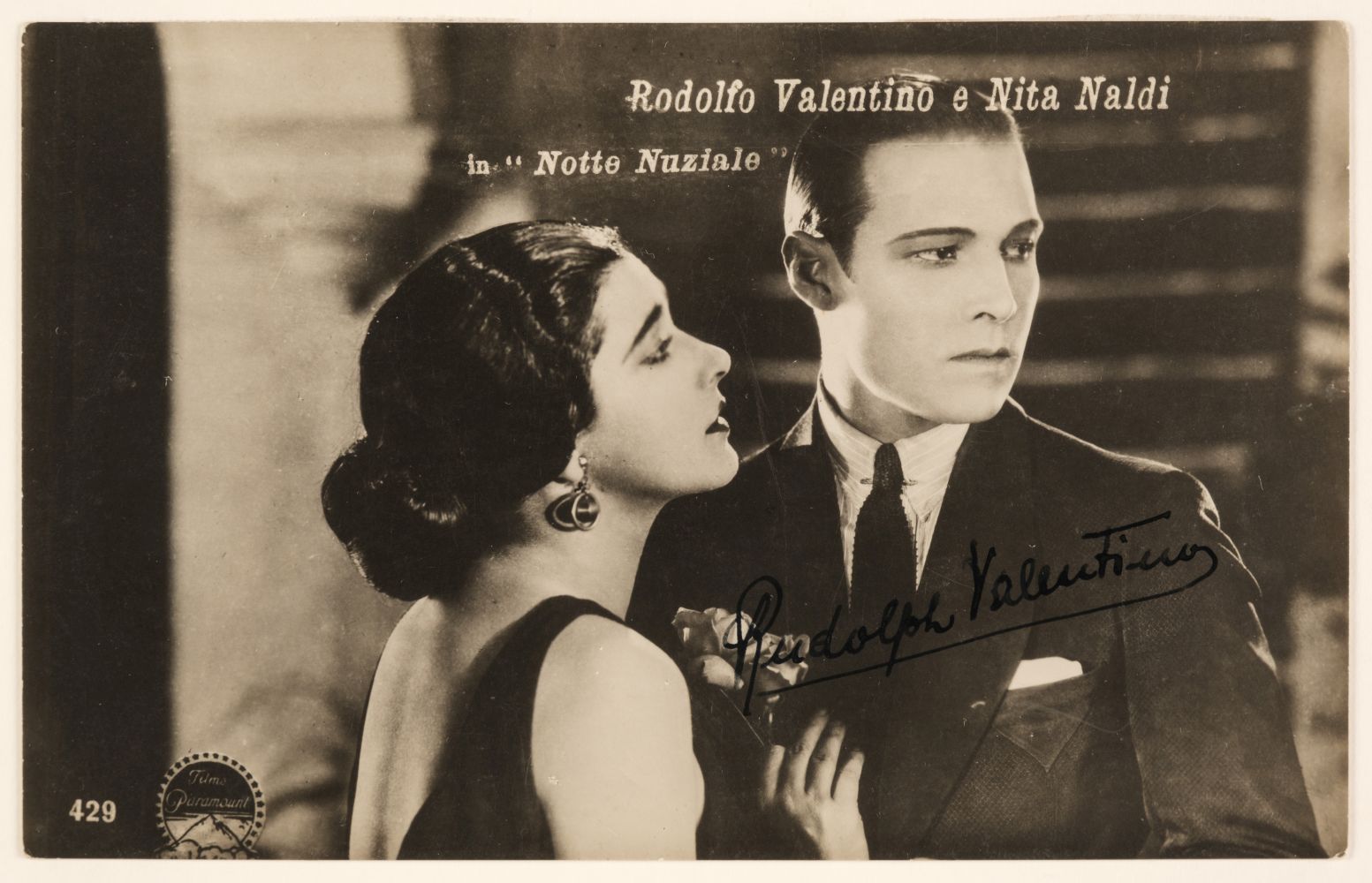 Lot 275 - Valentino (Rudolph, 1895-1926). Vintage